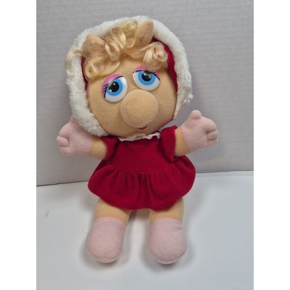 Vintage 1987 McDonalds Jim Henson's Baby Plush Muppet Miss Piggy Cute Oddcore